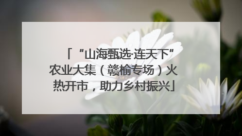 “山海甄选·连天下”农业大集（赣榆专场）火热开市，助力乡村振兴