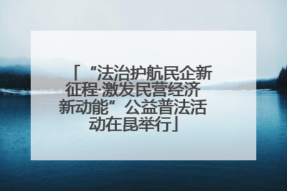 “法治护航民企新征程·激发民营经济新动能”公益普法活动在昆举行