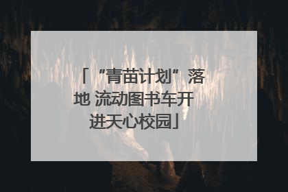 “青苗计划”落地 流动图书车开进天心校园