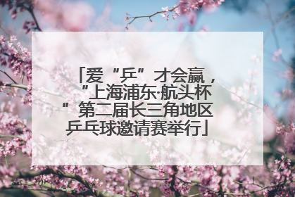 爱“乒”才会赢，“上海浦东·航头杯”第二届长三角地区乒乓球邀请赛举行