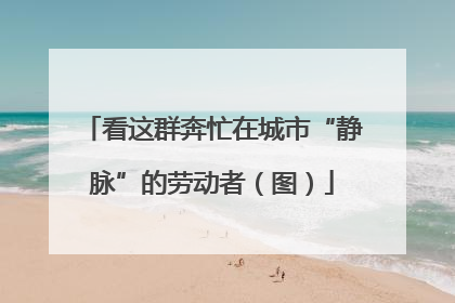 看这群奔忙在城市“静脉”的劳动者（图）