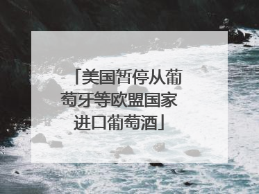 美国暂停从葡萄牙等欧盟国家进口葡萄酒