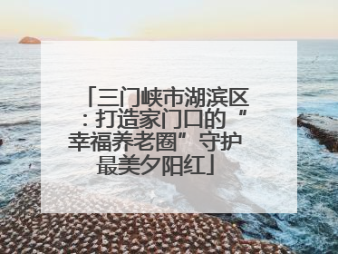 三门峡市湖滨区：打造家门口的“幸福养老圈”守护最美夕阳红