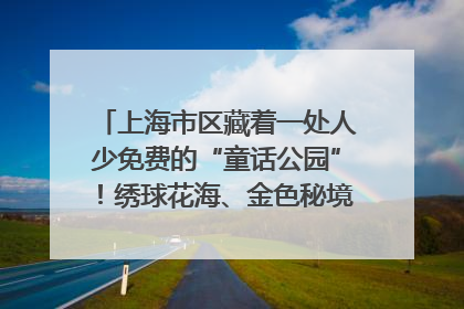 上海市区藏着一处人少免费的“童话公园”！绣球花海、金色秘境……地铁直达→