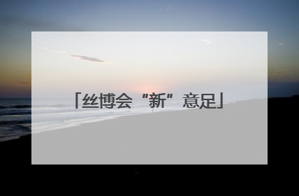 丝博会“新”意足