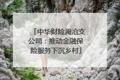 中华财险澜沧支公司：推动金融保险服务下沉乡村