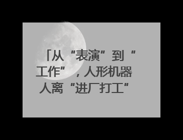 从“表演”到“工作”，人形机器人离“进厂打工”还有多久？｜机器人商业新纪元