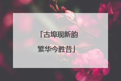 古埠现新韵 繁华今胜昔