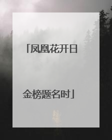 凤凰花开日 金榜题名时