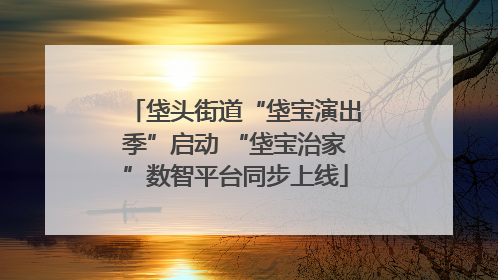 垡头街道“垡宝演出季”启动 “垡宝治家”数智平台同步上线