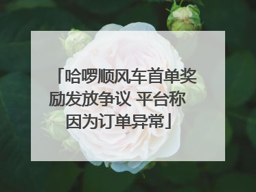 哈啰顺风车首单奖励发放争议 平台称因为订单异常