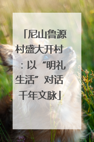 尼山鲁源村盛大开村：以“明礼生活”对话千年文脉