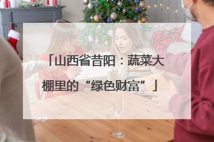 山西省昔阳：蔬菜大棚里的“绿色财富”