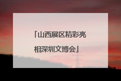 山西展区精彩亮相深圳文博会