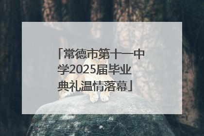 常德市第十一中学2025届毕业典礼温情落幕