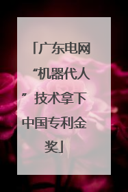 广东电网“机器代人”技术拿下中国专利金奖