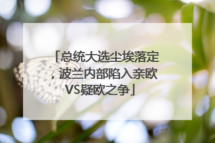 总统大选尘埃落定，波兰内部陷入亲欧VS疑欧之争