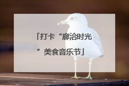 打卡“廊洽时光”美食音乐节
