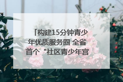构建15分钟青少年优质服务圈 全省首个“社区青少年宫”落地成都成华区｜一老一小总关情