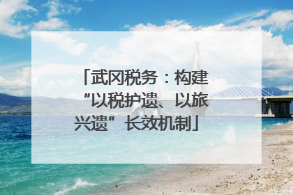 武冈税务：构建“以税护遗、以旅兴遗”长效机制