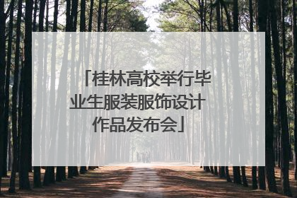 桂林高校举行毕业生服装服饰设计作品发布会