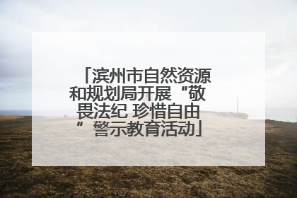 滨州市自然资源和规划局开展“敬畏法纪 珍惜自由”警示教育活动