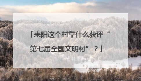 耒阳这个村靠什么获评“第七届全国文明村”？