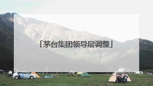茅台集团领导层调整