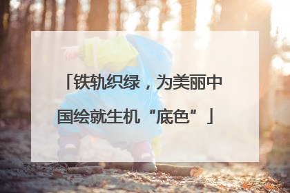铁轨织绿，为美丽中国绘就生机“底色”