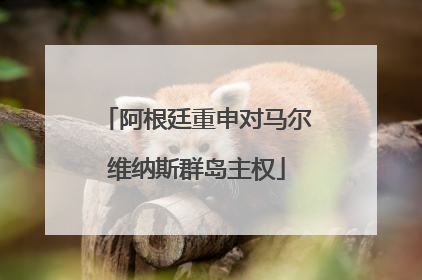 阿根廷重申对马尔维纳斯群岛主权