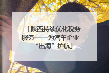 陕西持续优化税务服务——为汽车企业“出海”护航