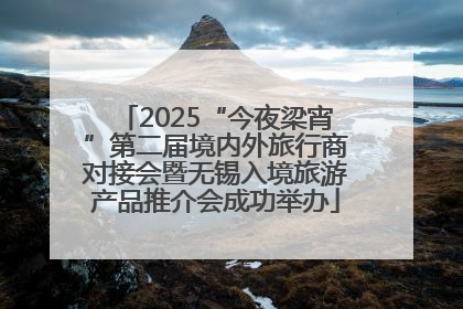 2025“今夜梁宵”第二届境内外旅行商对接会暨无锡入境旅游产品推介会成功举办