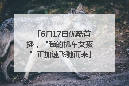 6月17日优酷首播，“我的机车女孩”正加速飞驰而来